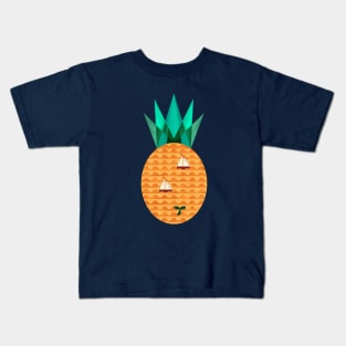 Pineapple Ocean Kids T-Shirt